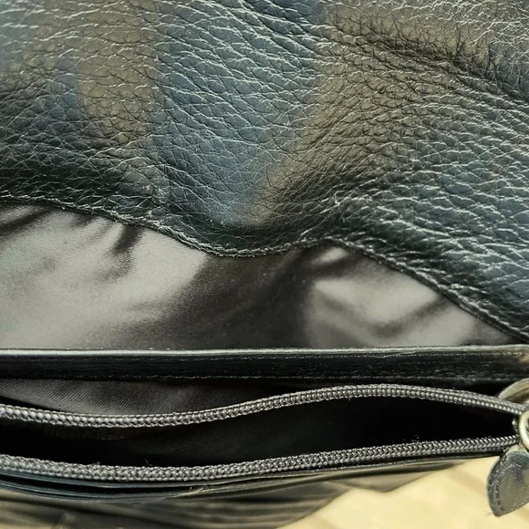 Vintage black leather Brighton cross body bag - Picture 11 of 13